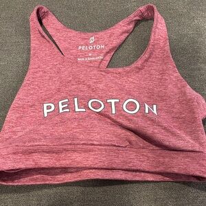 Peloton Heathered Pink Sports Bra - Medium
